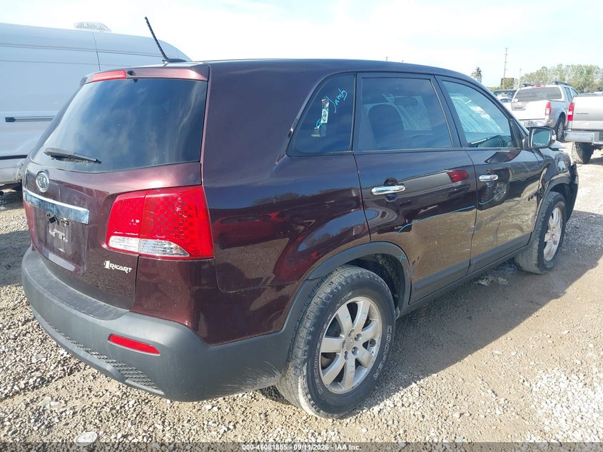 Vin: 5xykt4a13d6312222, lot: 46581401, kia sorento lx 20134