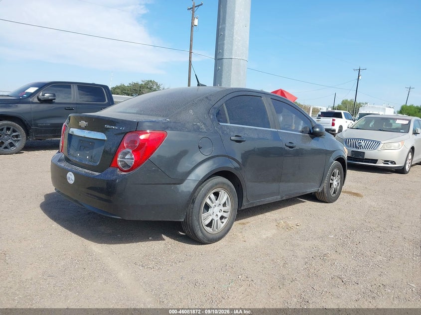 Vin: 1g1jc5sh8e4122352, lot: 46581419, chevrolet sonic lt auto 20144
