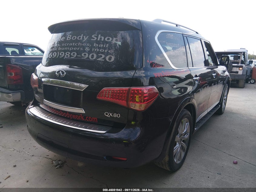 2014 INFINITI QX80 auction photo 4