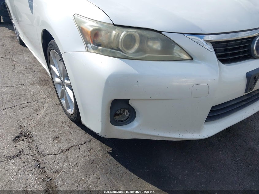 LEXUS CT 200H 2012 VIN JTHKD5BH5C2117156