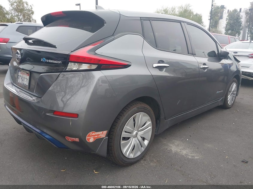 Vin: 1n4az1cp1jc306834, lot: 46581654, nissan leaf s 20184