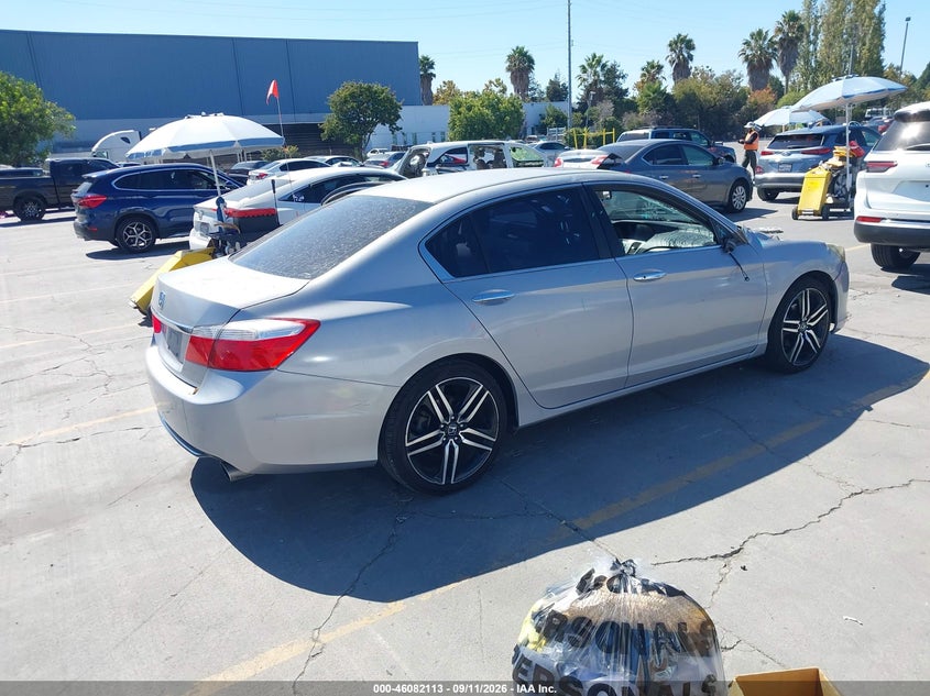 Vin: 1hgcr2f75ea106062, lot: 46581660, honda accord ex 20144