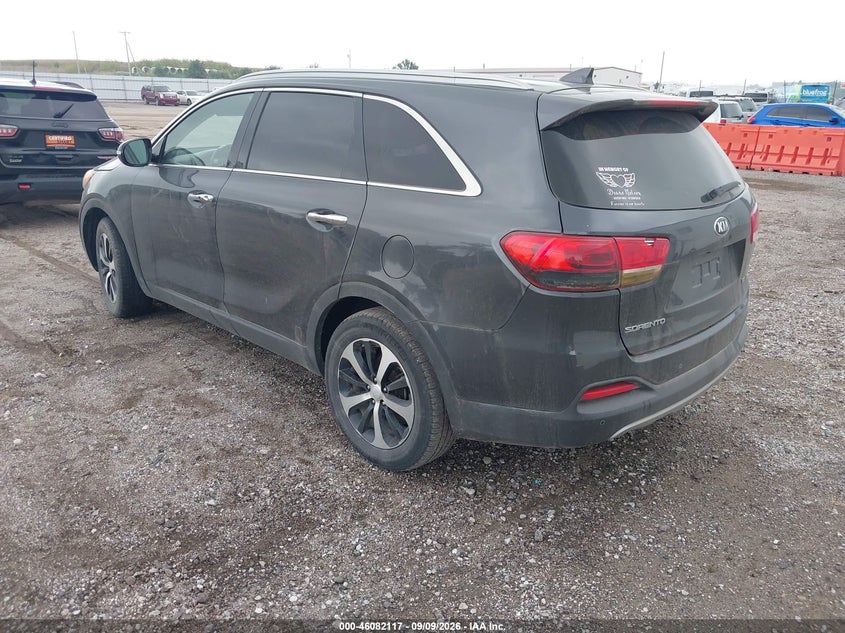 Vin: 5xyph4a55gg162428, lot: 46581664, kia sorento 3.3l ex 20163