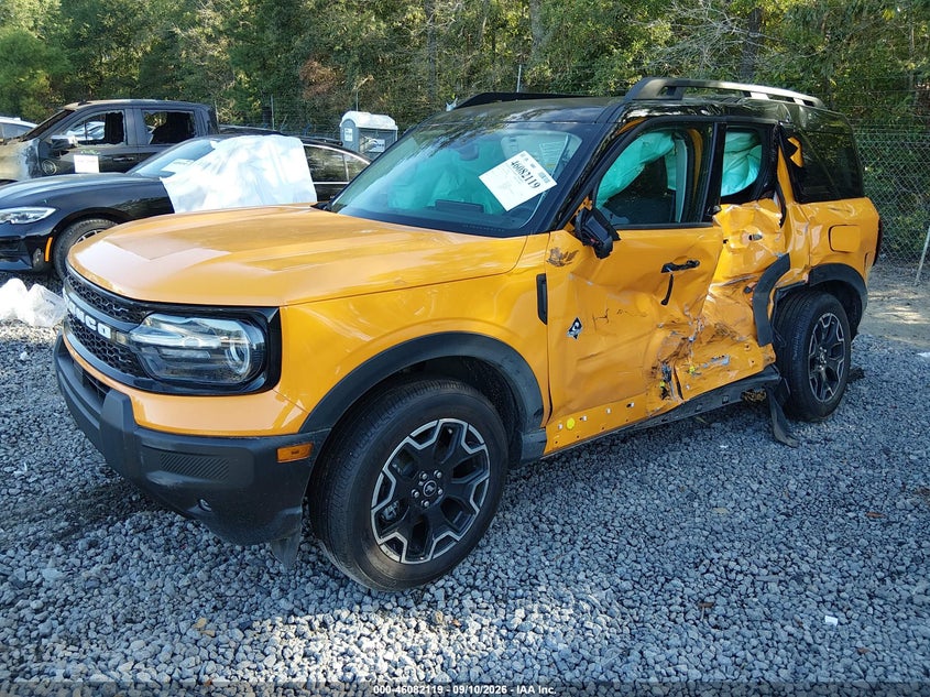 Vin: 3fmcr9cn1tre58077, lot: 46581666, ford bronco sport outer banks 20262