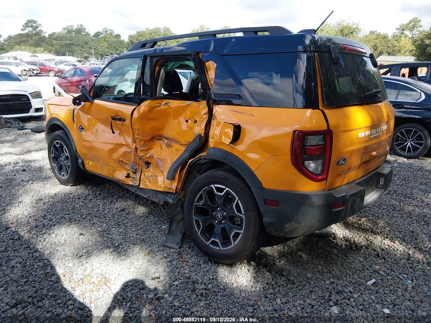Vin: 3fmcr9cn1tre58077, lot: 46581666, ford bronco sport outer banks 20263