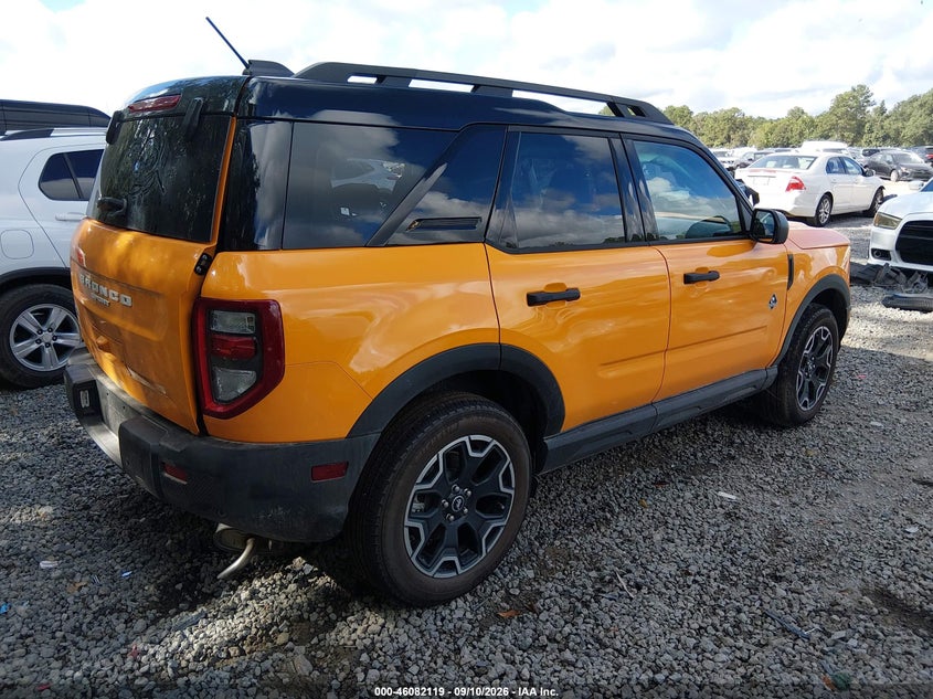 Vin: 3fmcr9cn1tre58077, lot: 46581666, ford bronco sport outer banks 20264
