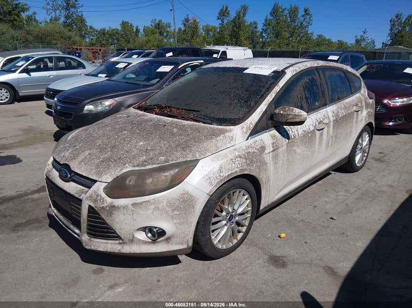 Vin: 1fadp3n20el169939, lot: 46581698, ford focus titanium 20142