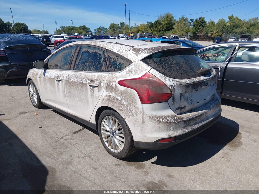 Vin: 1fadp3n20el169939, lot: 46581698, ford focus titanium 20143