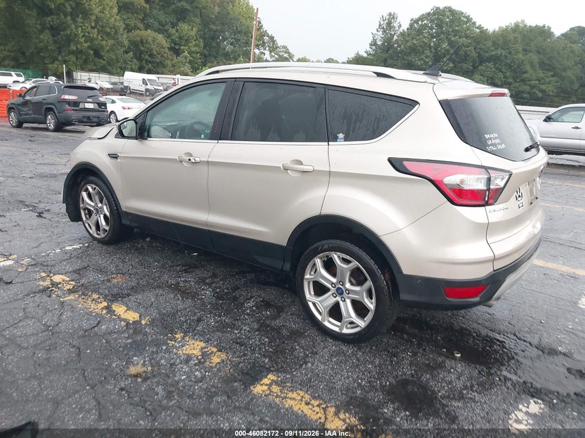 Vin: 1fmcu9j99jua34401, lot: 46581719, ford escape titanium 20183
