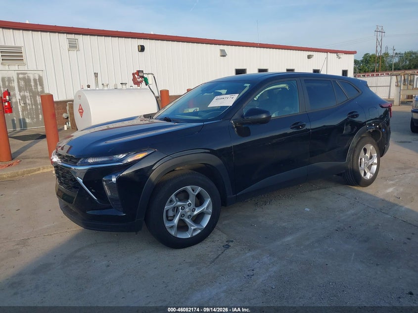 Vin: kl77lfepxsc103407, lot: 46581721, chevrolet trax fwd ls 20252