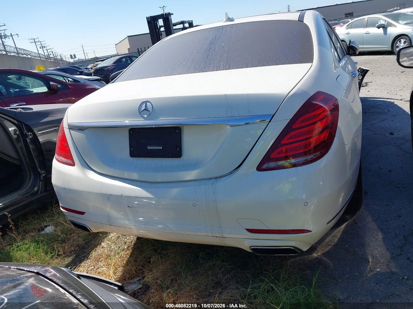 MERCEDES-BENZ S 550 2016 VIN WDDUG8FB6GA205272