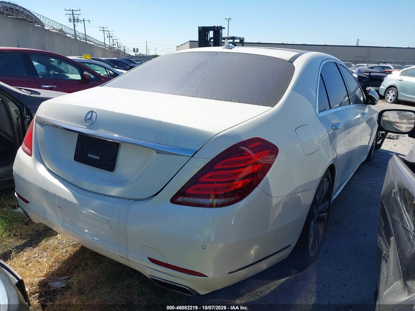 Vin: wddug8fb6ga205272, lot: 46581766, mercedes-benz s 550 4matic 20164