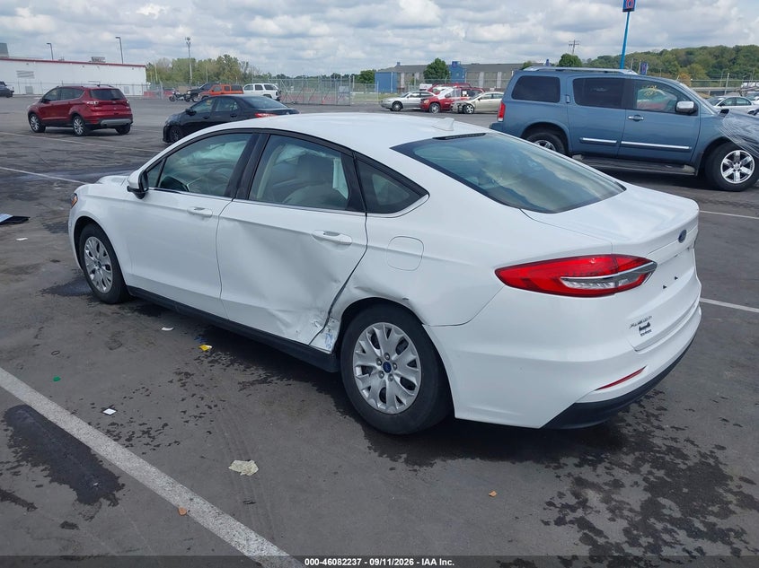 Vin: 3fa6p0g70lr245027, lot: 46581784, ford fusion s 20203