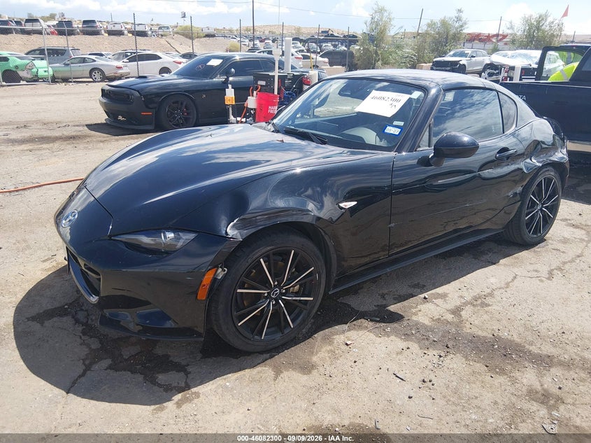 Vin: jm1ndam70s0652496, lot: 46581847, mazda mx-5 miata rf grand touring 20252