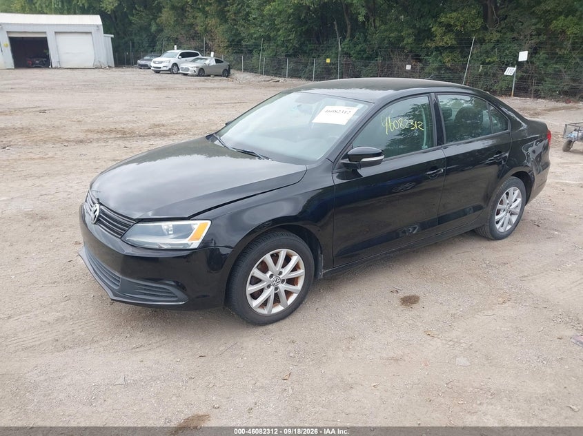 Vin: 3vwdx7aj9bm325014, lot: 46581859, volkswagen jetta 2.5l se 20112