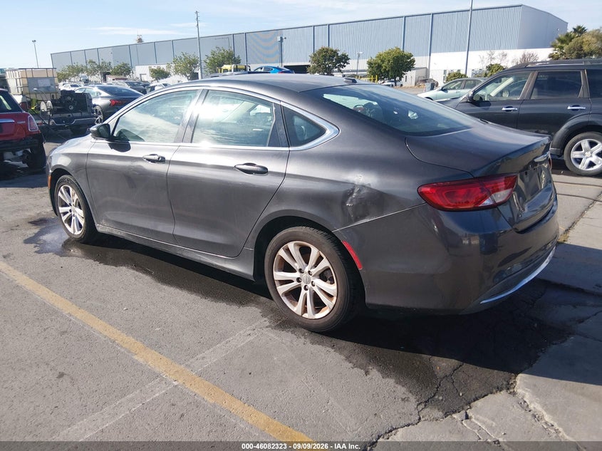 2015 CHRYSLER 200 SEDAN 2.4L I-4 VVT, REGULAR , 184HP