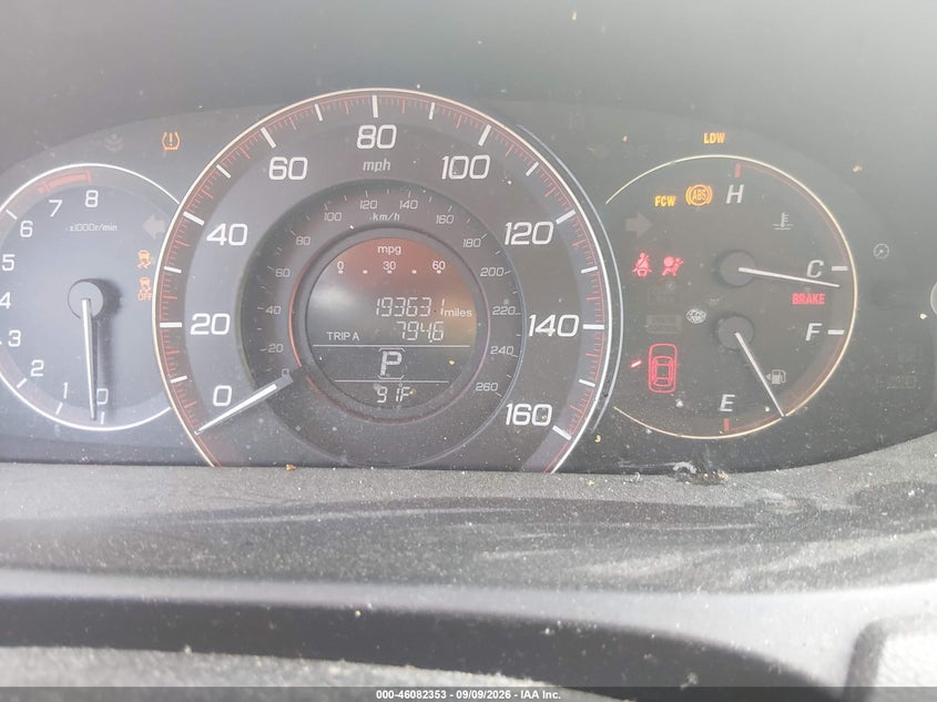 2014 HONDA ACCORD auction photo 7