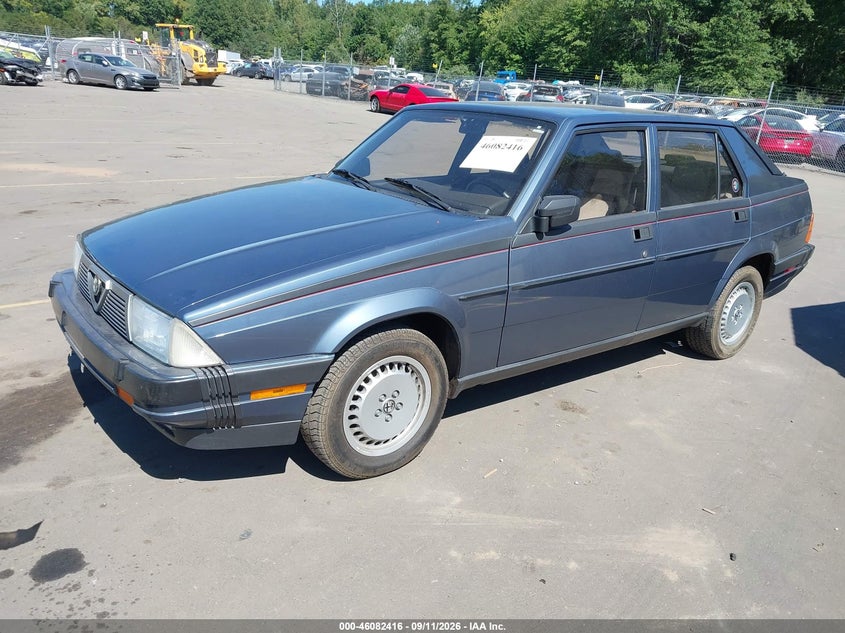 ALFA-ROMEO MILANO 1987 VIN ZARDA1168H1052575