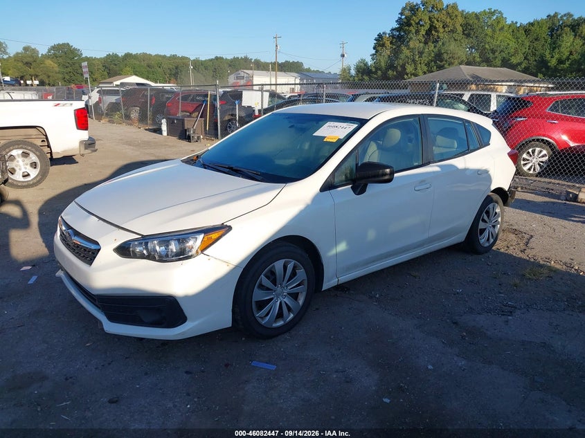 Vin: 4s3gtab69n3715961, lot: 46581994, subaru impreza base 5-door 20222