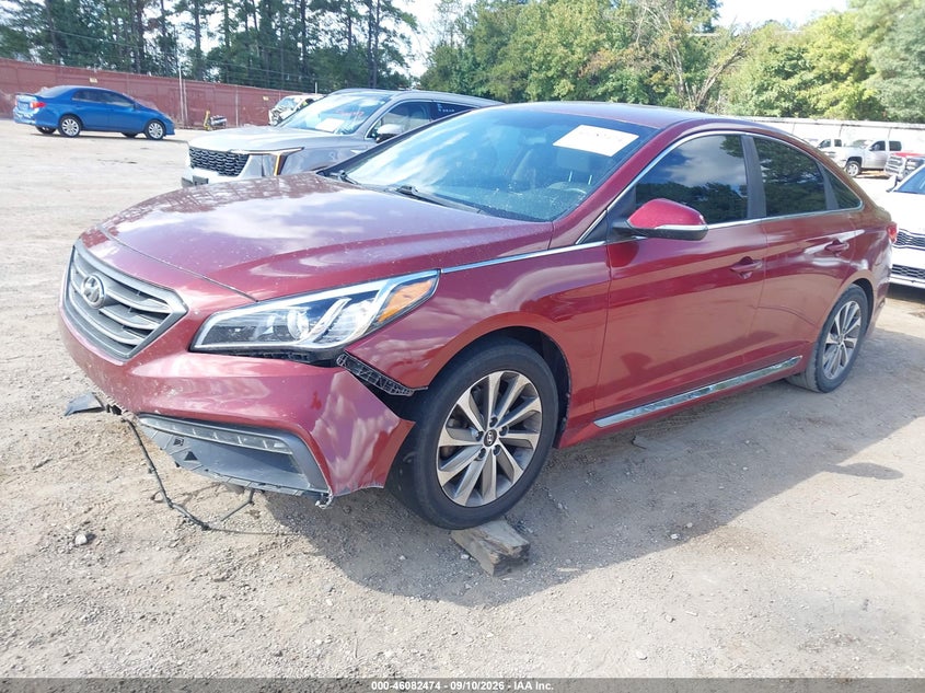 Vin: 5npe34afxgh329244, lot: 46582021, hyundai sonata sport 20162