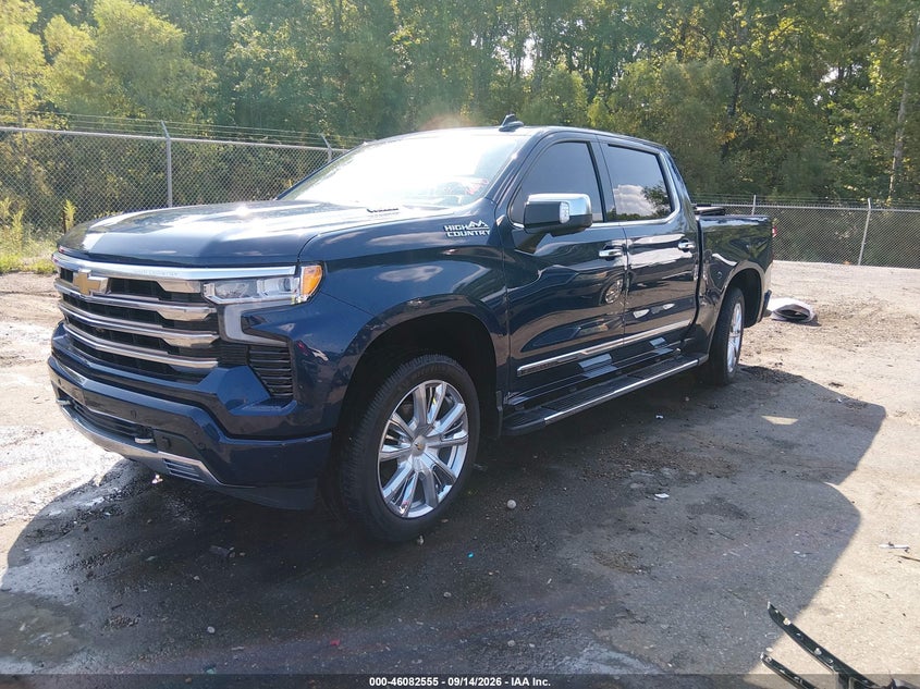 Vin: 3gcudjet0ng566502, lot: 46582102, chevrolet silverado 1500 4wd  short bed high country 20222