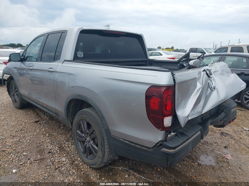 Vin: 5fpyk3f1xkb038443, lot: 46582111, honda ridgeline sport 20193