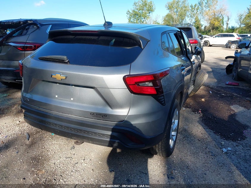 Vin: kl77lfe25rc095604, lot: 46582134, chevrolet trax fwd sp 20244