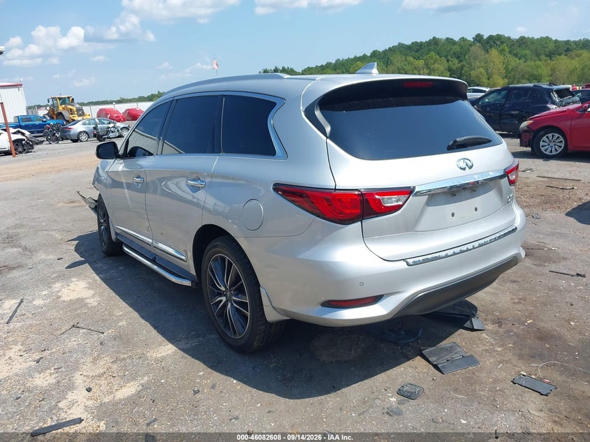 Vin: 5n1dl0mn4hc553478, lot: 46582155, infiniti qx60 20173
