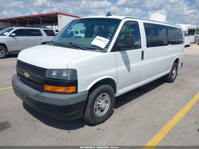Vin: 1gazgnfg3k1345940, lot: 46582166, chevrolet express 3500 ls 20192