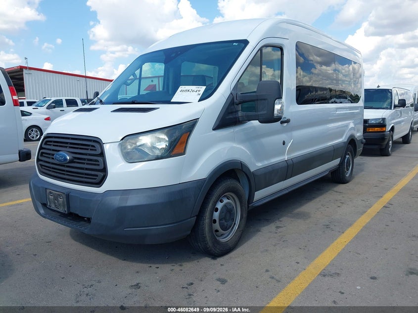 Vin: 1fbax2cm9gkb25799, lot: 46582196, ford transit-350 xl 20162
