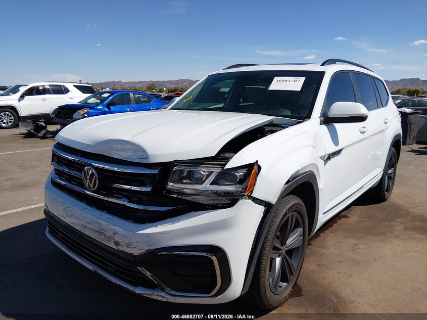 Vin: 1v2pr2ca3mc502461, lot: 46582254, volkswagen atlas 3.6l v6 se w/technology r-line 20212