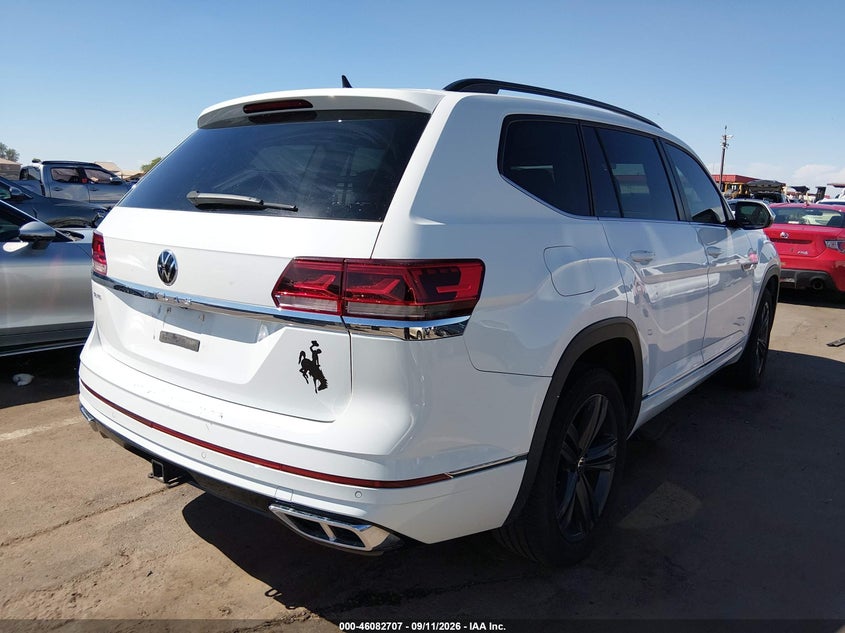 Vin: 1v2pr2ca3mc502461, lot: 46582254, volkswagen atlas 3.6l v6 se w/technology r-line 20214