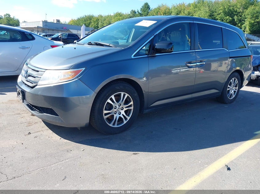 Vin: 5fnrl5h68cb019762, lot: 46582260, honda odyssey ex-l 20122