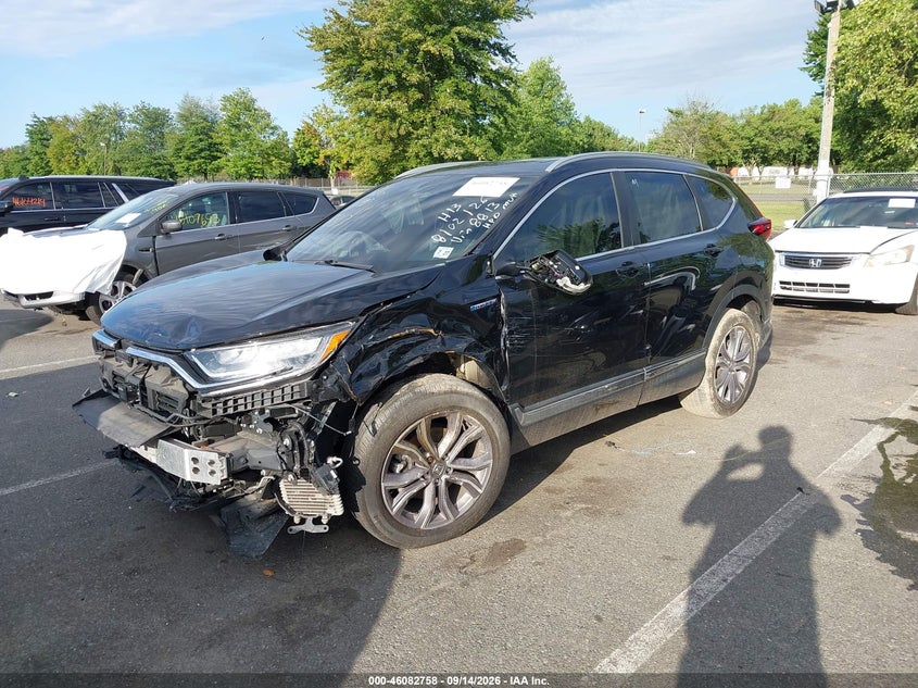 Vin: 5j6rt6h92nl018813, lot: 46582305, honda cr-v hybrid touring 20222
