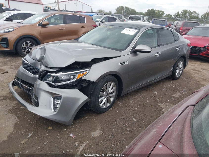 Vin: 5xxgu4l30jg189636, lot: 46582321, kia optima ex 20182
