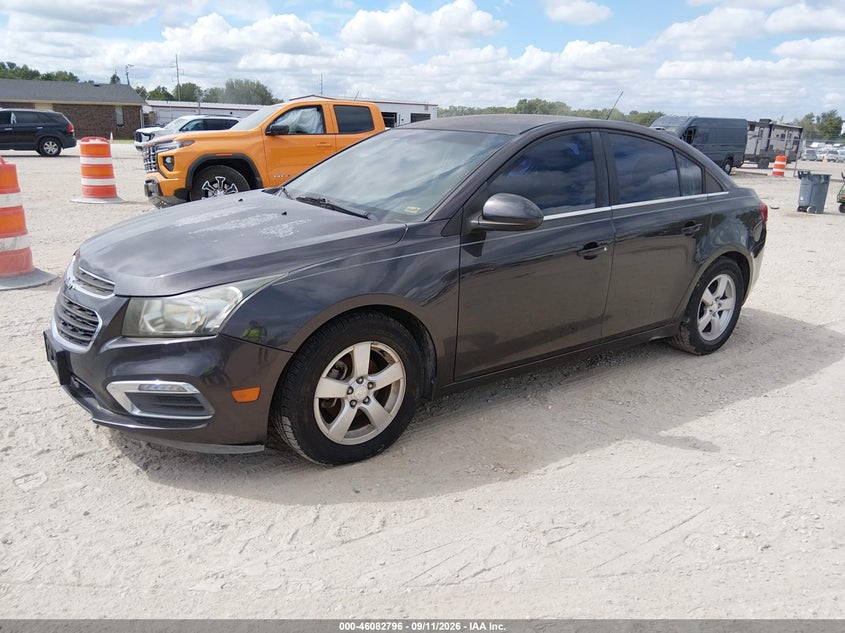 Vin: 1g1pc5sb3f7208920, lot: 46582343, chevrolet cruze 1lt auto 20152