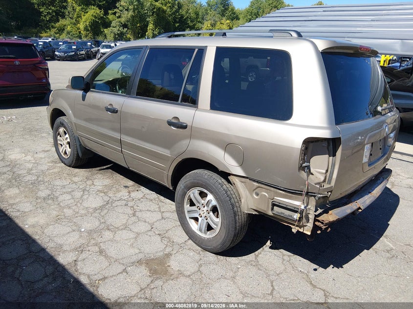 HONDA PILOT 2003 VIN 2HKYF18683H550263