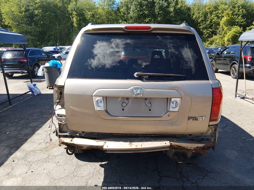 HONDA PILOT 2003 VIN 2HKYF18683H550263
