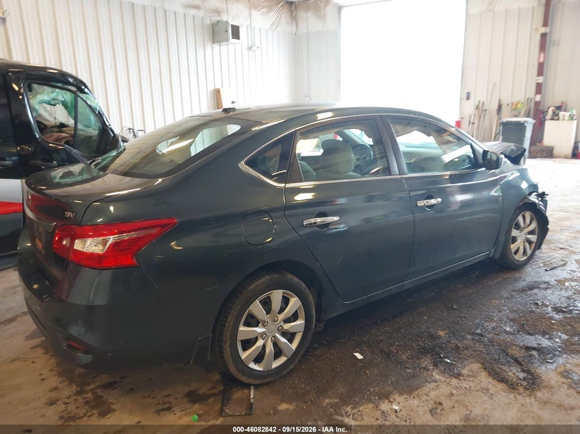 Vin: 3n1ab7ap0gy317251, lot: 46582389, nissan sentra sv 20164