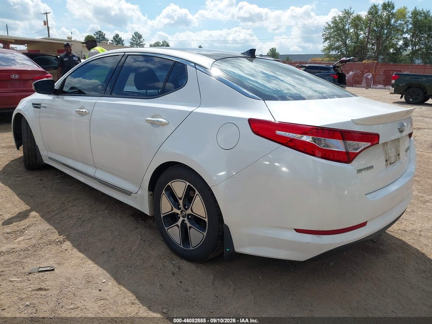 Vin: knagm4ad6d5045459, lot: 46582432, kia optima hybrid ex 20133