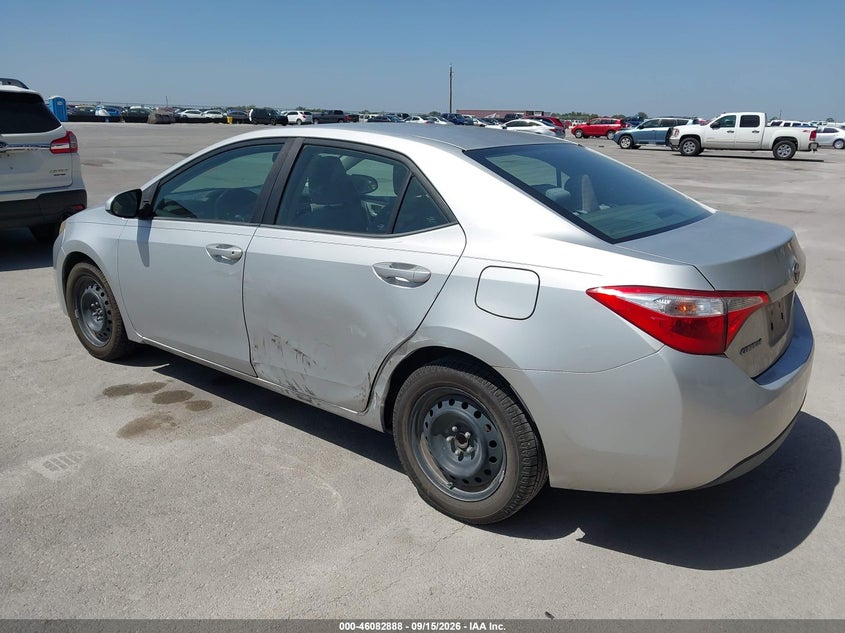 Vin: 5yfburhe4ep091871, lot: 46582435, toyota corolla le 20143
