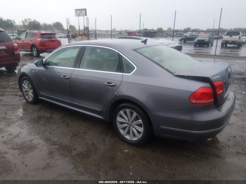 Vin: 1vwch7a31cc021687, lot: 46582476, volkswagen passat 2.5l sel premium 20123