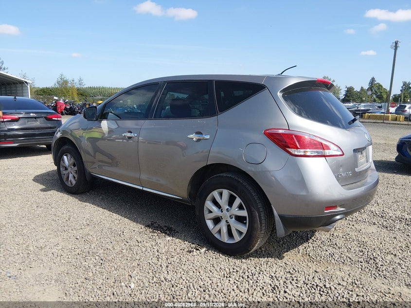 Vin: jn8az1mw1cw213625, lot: 46582511, nissan murano s 20123