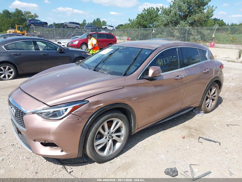 Vin: sjkch5cp8ha016929, lot: 46582602, infiniti qx30 20172