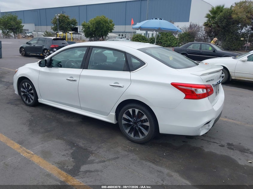 Vin: 3n1cb7ap4hy350280, lot: 46582625, nissan sentra sr turbo 20173