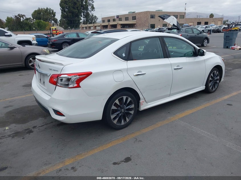 Vin: 3n1cb7ap4hy350280, lot: 46582625, nissan sentra sr turbo 20174