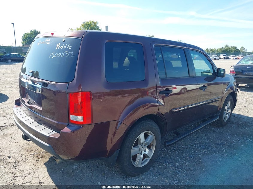 2010 HONDA PILOT auction photo 4