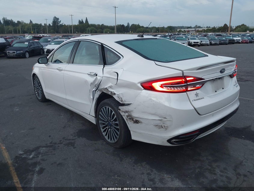 Vin: 3fa6p0k91hr124698, lot: 46582655, ford fusion titanium 20173