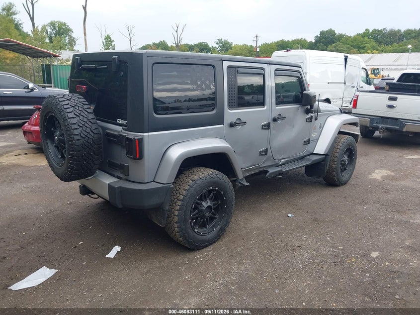 Vin: 1c4bjweg4el101403, lot: 46582658, jeep wrangler unlimited sahara 20144