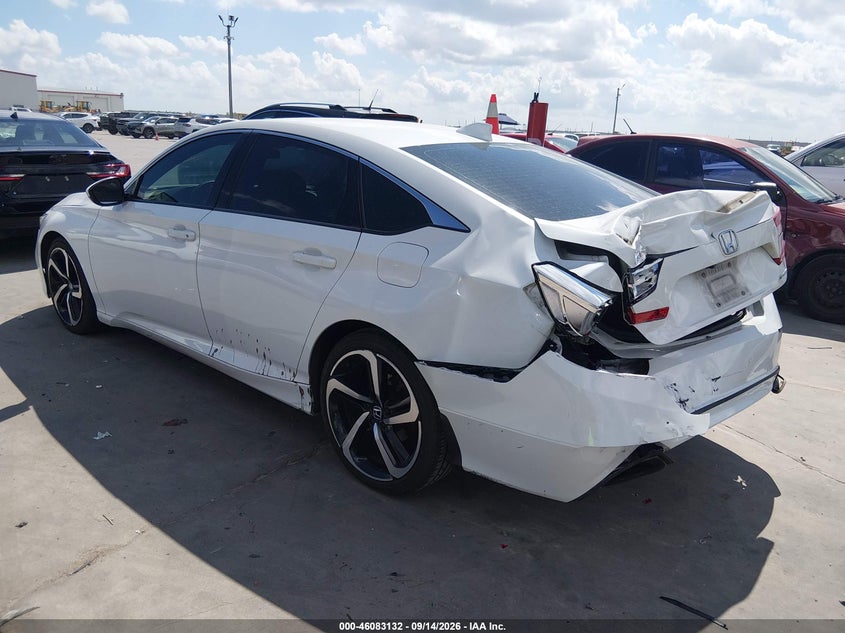 Vin: 1hgcv1f37ka087786, lot: 46582679, honda accord sport 20193
